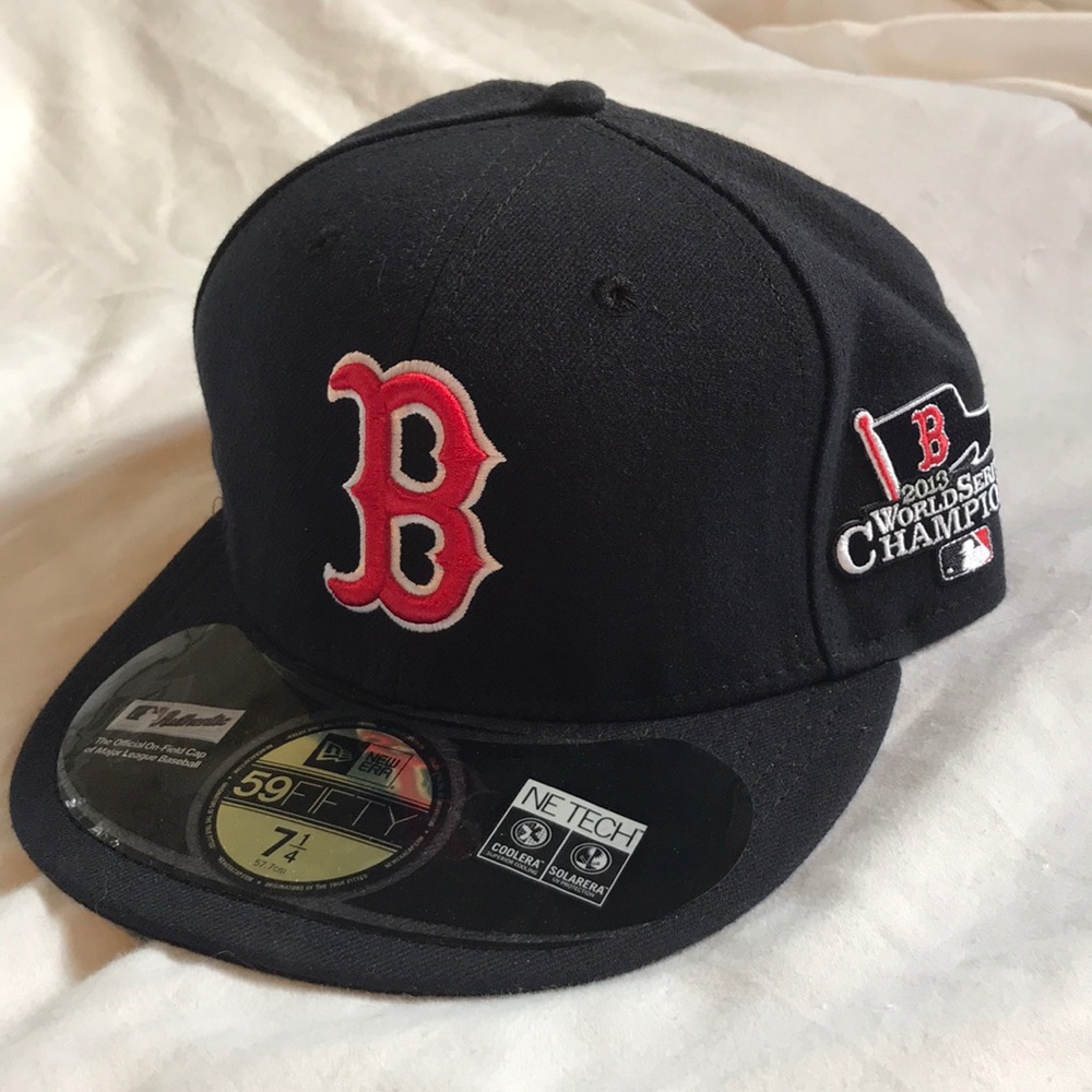 - NWT Red Sox 2013 World Series On Field Cap 7 1…